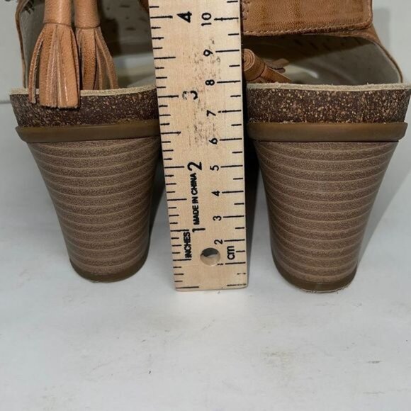 ABEO Berrie Metatarsal  Sandal Block Heel Perforated Leather‎ Slingback Size 8 - Picture 10 of 10